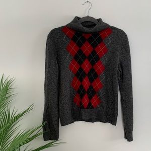 Cashmere Argyle Sweater